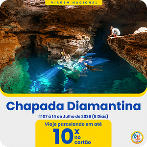 Chapada Diamantina - 07 à 14/07 (8 Dias)