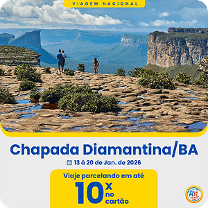Chapada Diamantina/BA - 13 à 20 de Jan. de 2026 (8 Dias)