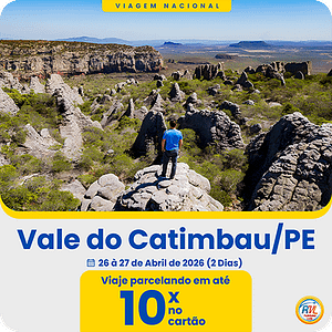 Vale do Catimbau - 26 e 27/04 ( 2 Dias)